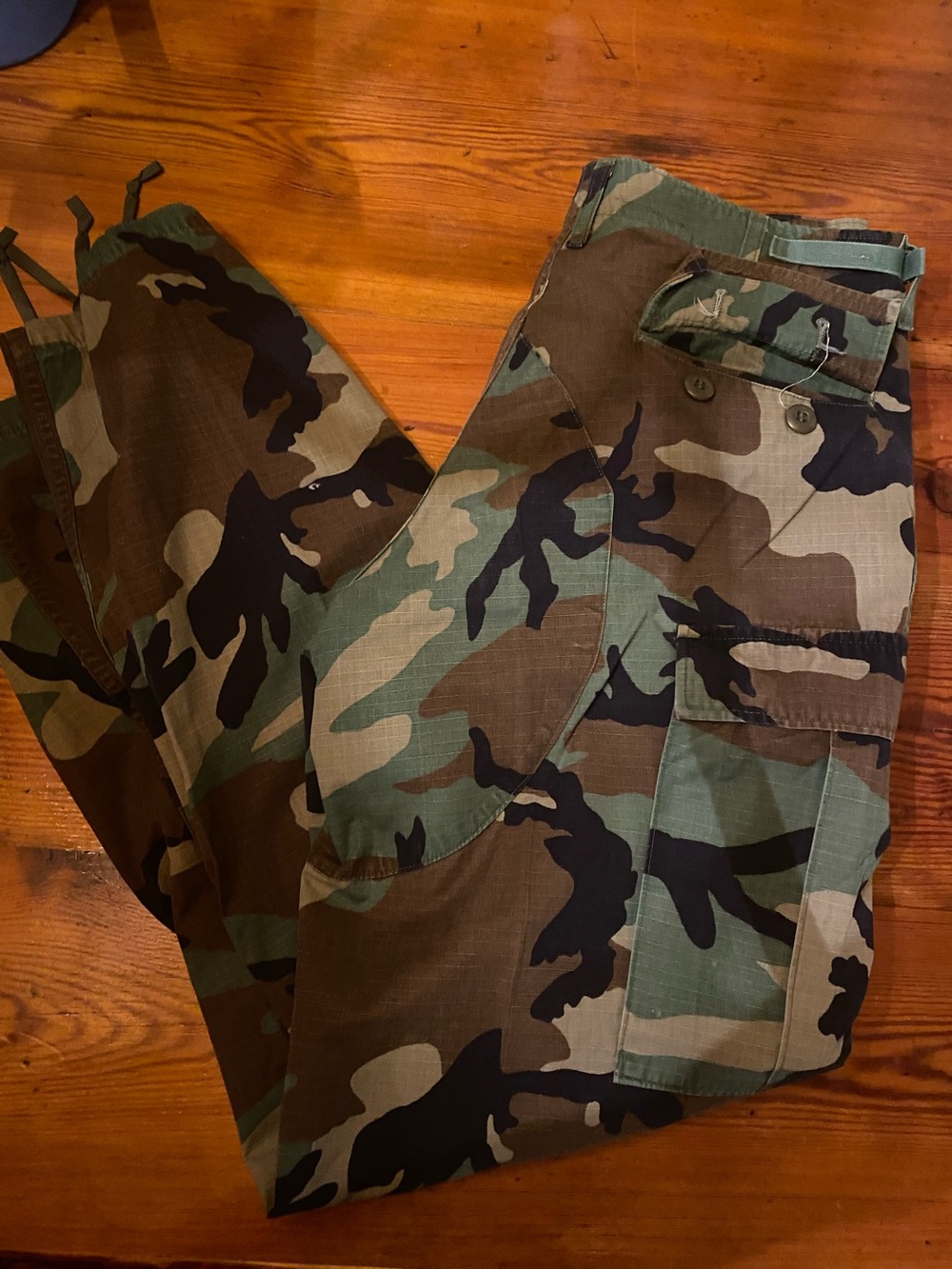 Men's US army Camouflage Cargo Pants - Green Camo